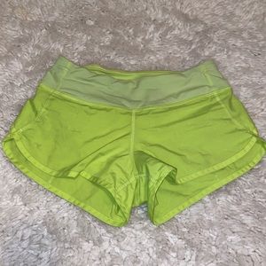 Lululemon speed shorts